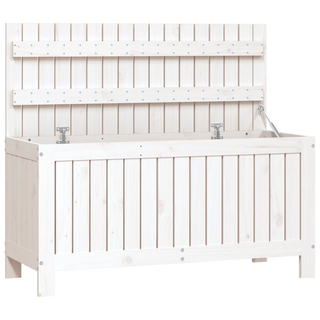 White Pine Garden Storage Box 108x42.5x54 cm - Solid Wood