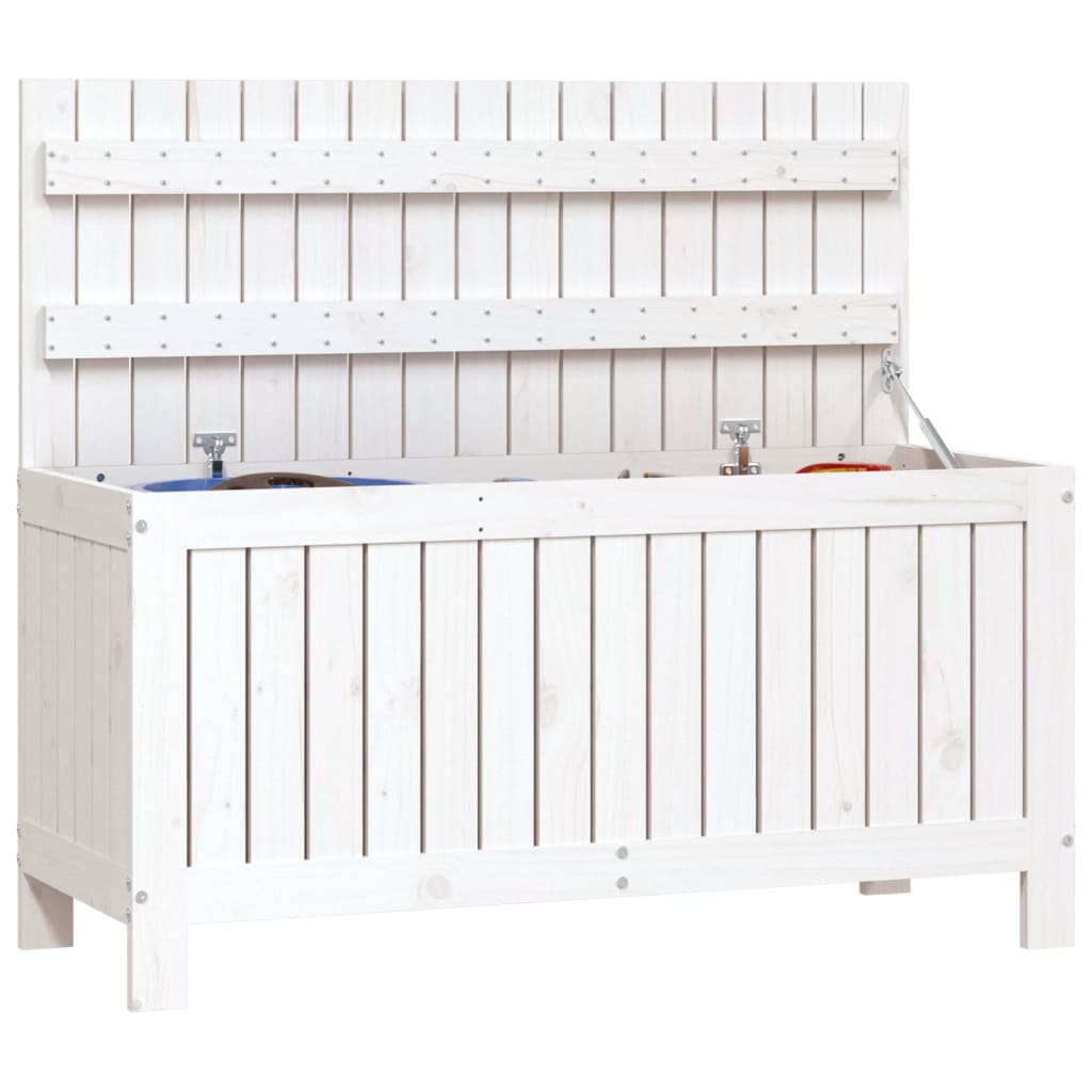White Pine Garden Storage Box 108x42.5x54 cm - Solid Wood