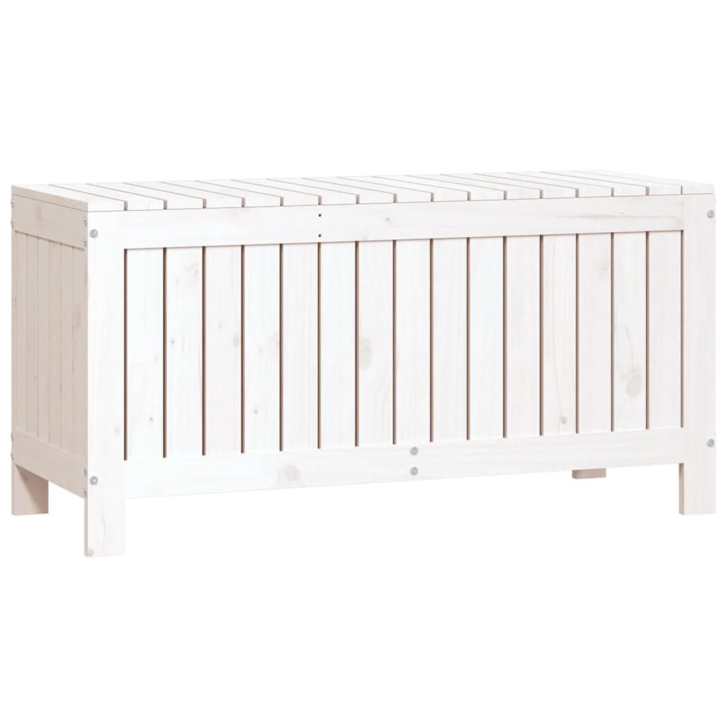 White Pine Garden Storage Box 108x42.5x54 cm - Solid Wood