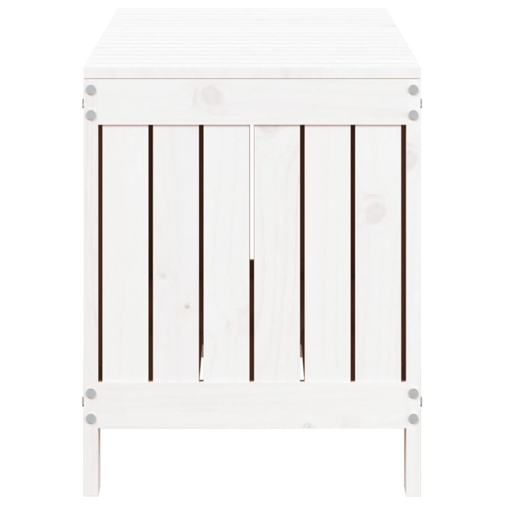 White Pine Garden Storage Box 108x42.5x54 cm - Solid Wood