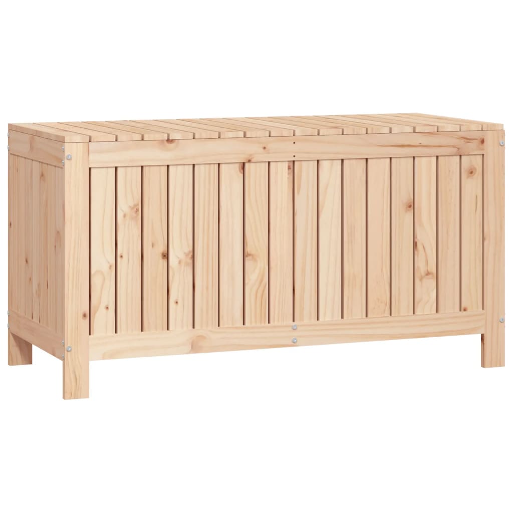 Solid Wood Pine Garden Storage Box 115x49x60 cm - Durable & Stylish