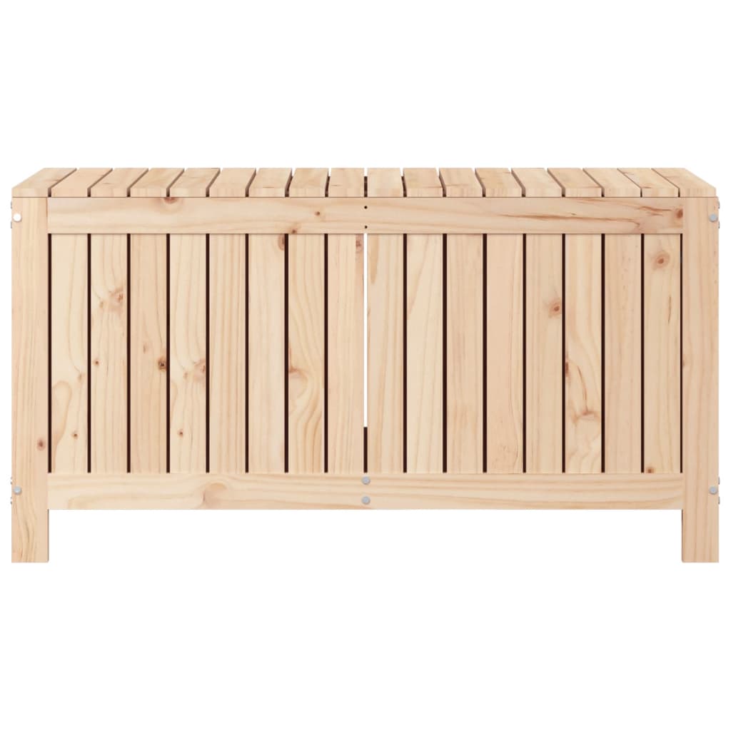 Solid Wood Pine Garden Storage Box 115x49x60 cm - Durable & Stylish