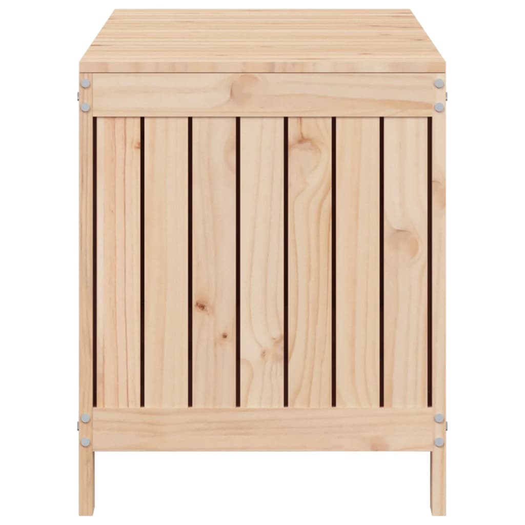 Solid Wood Pine Garden Storage Box 115x49x60 cm - Durable & Stylish