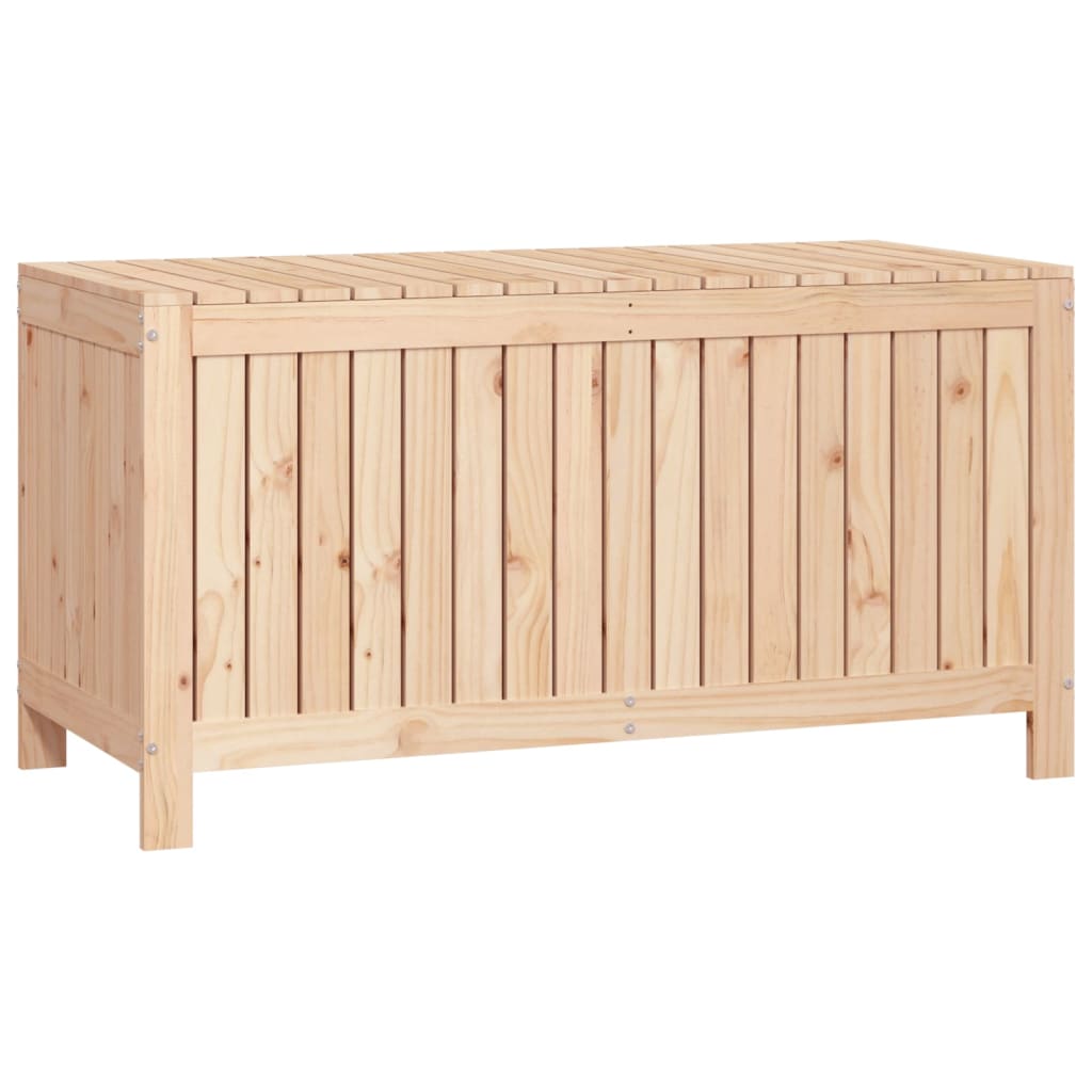 Solid Pine Garden Storage Box 121x55x64 cm – Durable & Stylish