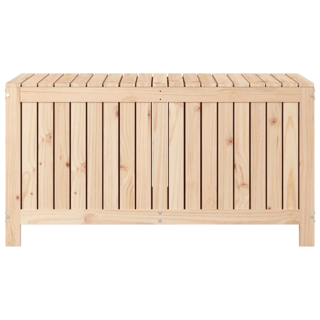 Solid Pine Garden Storage Box 121x55x64 cm – Durable & Stylish