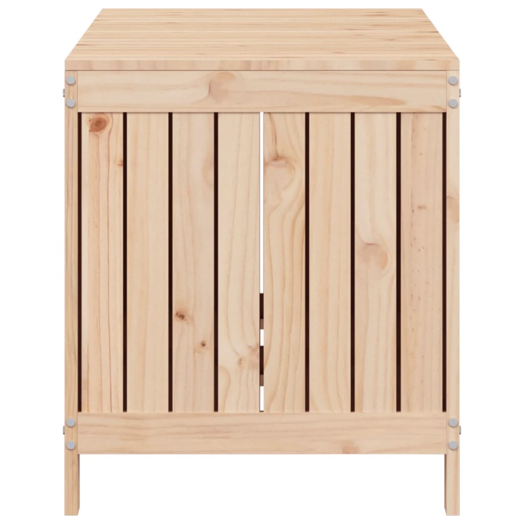 Solid Pine Garden Storage Box 121x55x64 cm – Durable & Stylish