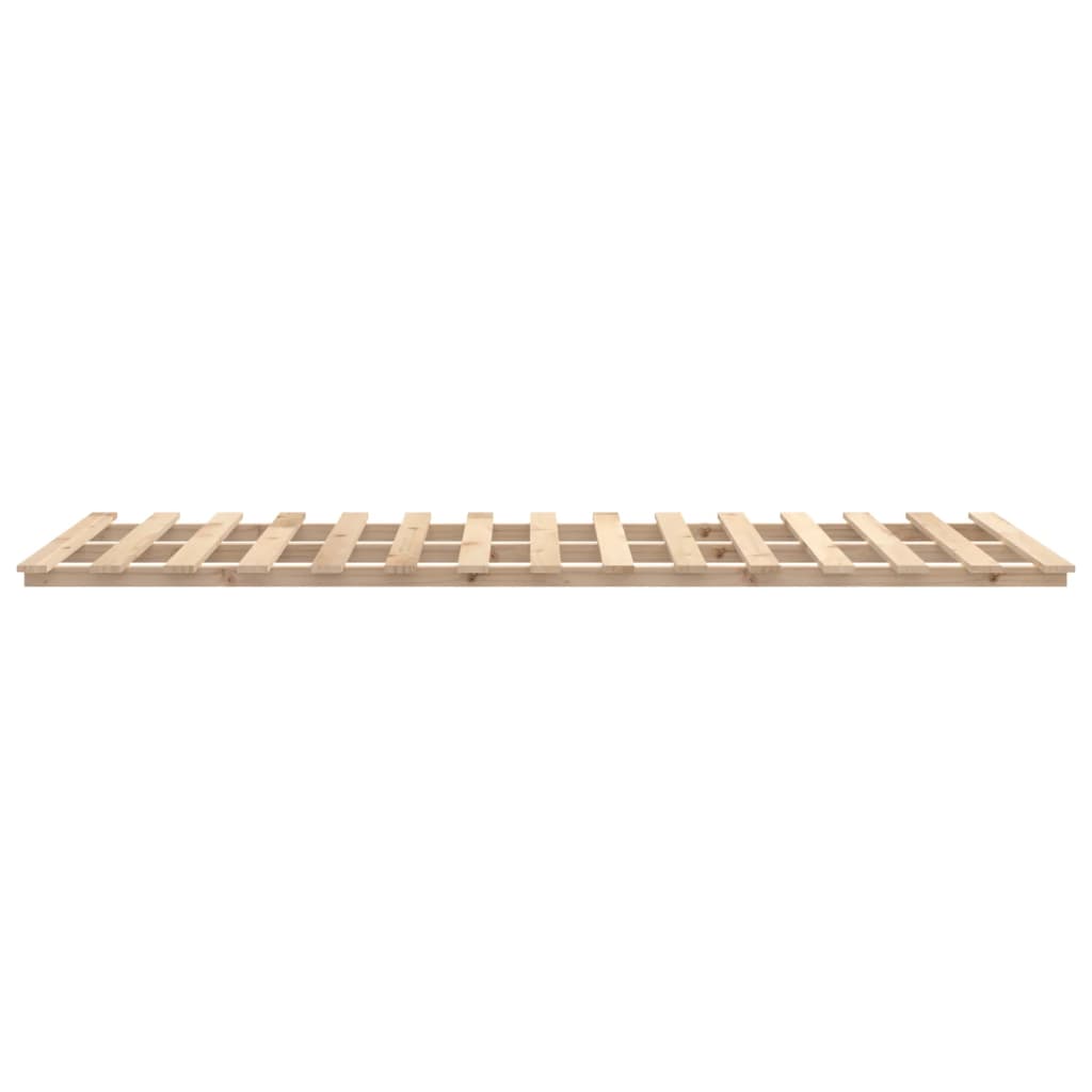 Solid Pine Wood Bed Frame 100x200 cm - Mattress Not Included