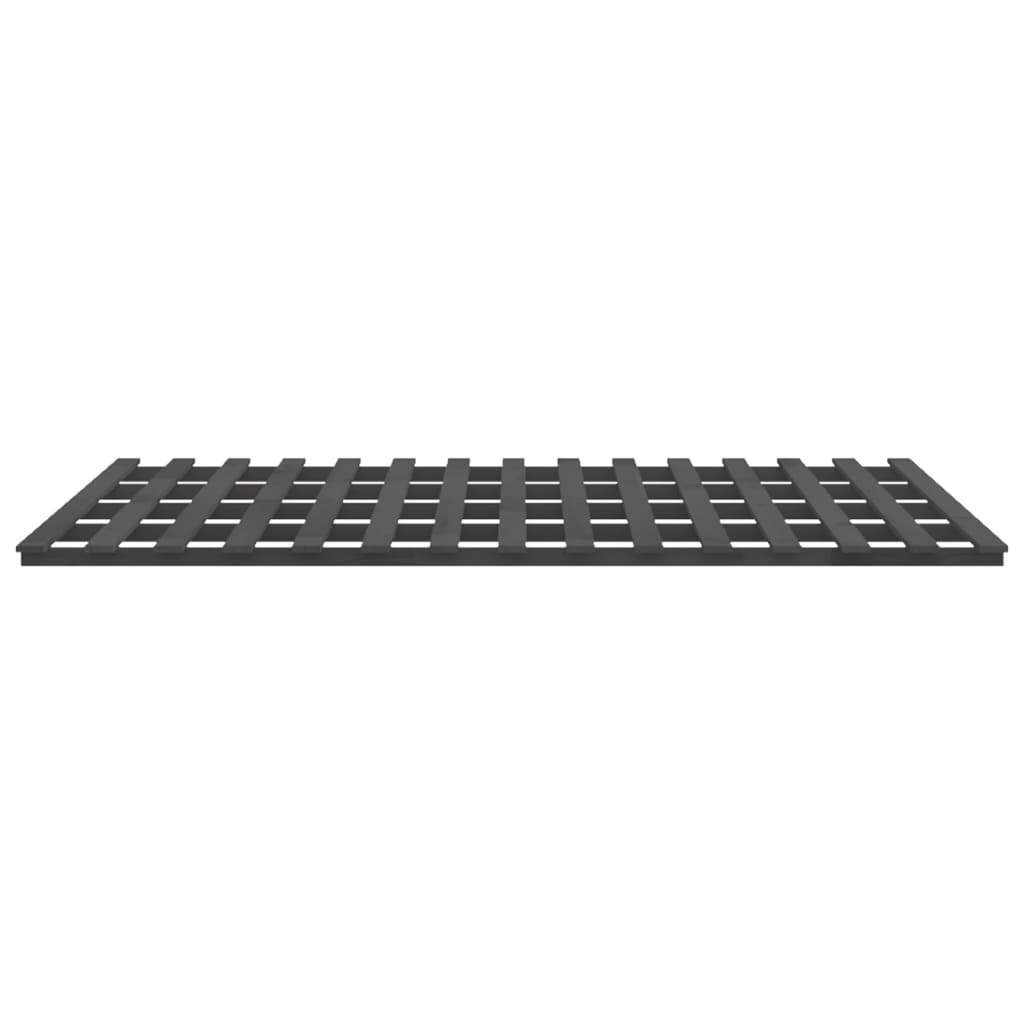 Grey Solid Wood Pine Bed Frame 180x200 cm - Super King Size