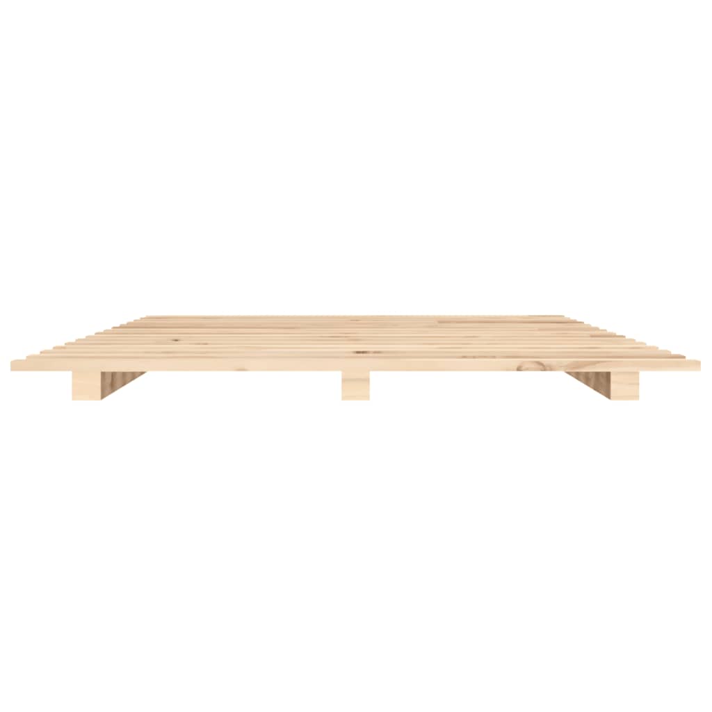 Solid Pine Single Bed Frame 90x190 cm - No Mattress Included