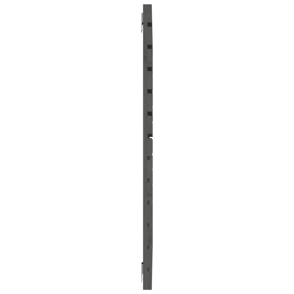 Solid Pine Grey Wall Headboard - 96x3x91.5 cm