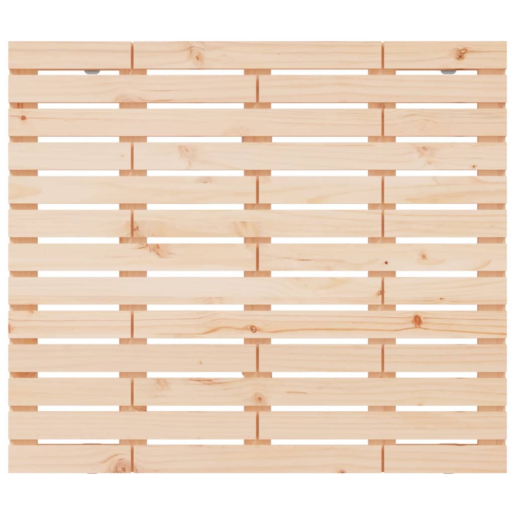Solid Pine Wood Wall Headboard 126x3x91.5 cm - Stylish & Durable