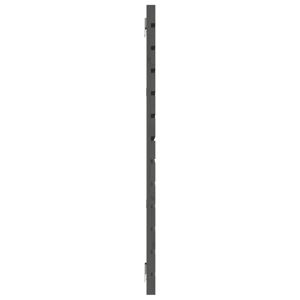 Solid Wood Pine Wall Headboard - Grey, 156x3x91.5 cm