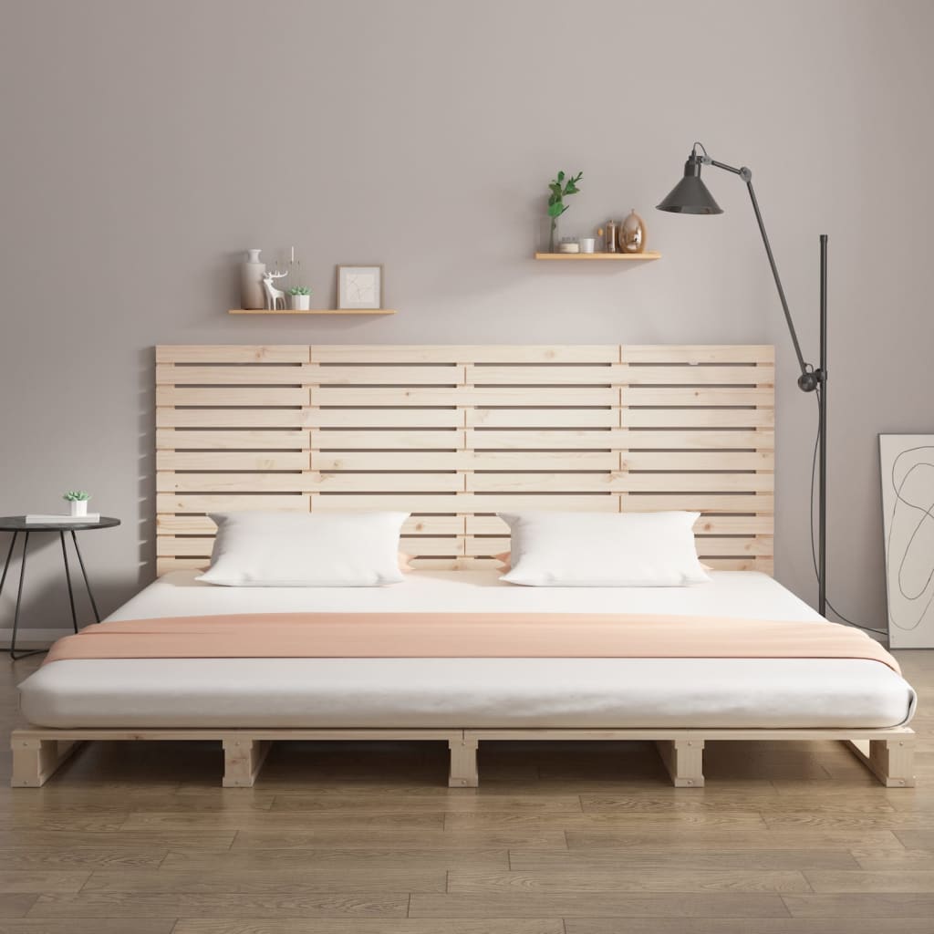 Solid Pine Wall Headboard 166x3x91.5 cm - Rustic Elegance