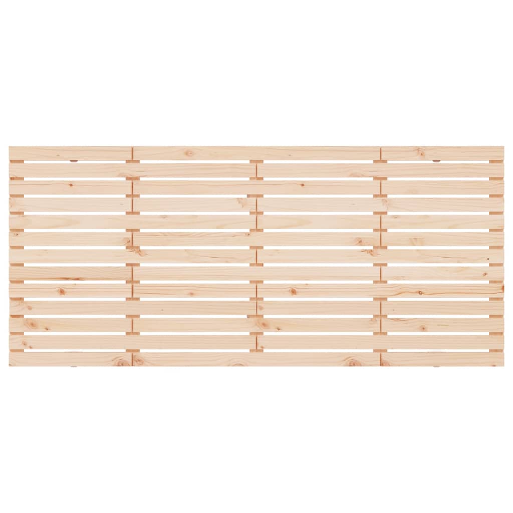 Solid Pine Wall Headboard, 186x3x91.5 cm, Elegant Wood Finish