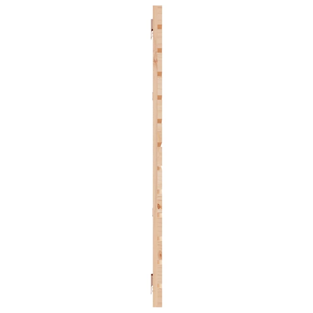Solid Pine Wall Headboard, 186x3x91.5 cm, Elegant Wood Finish
