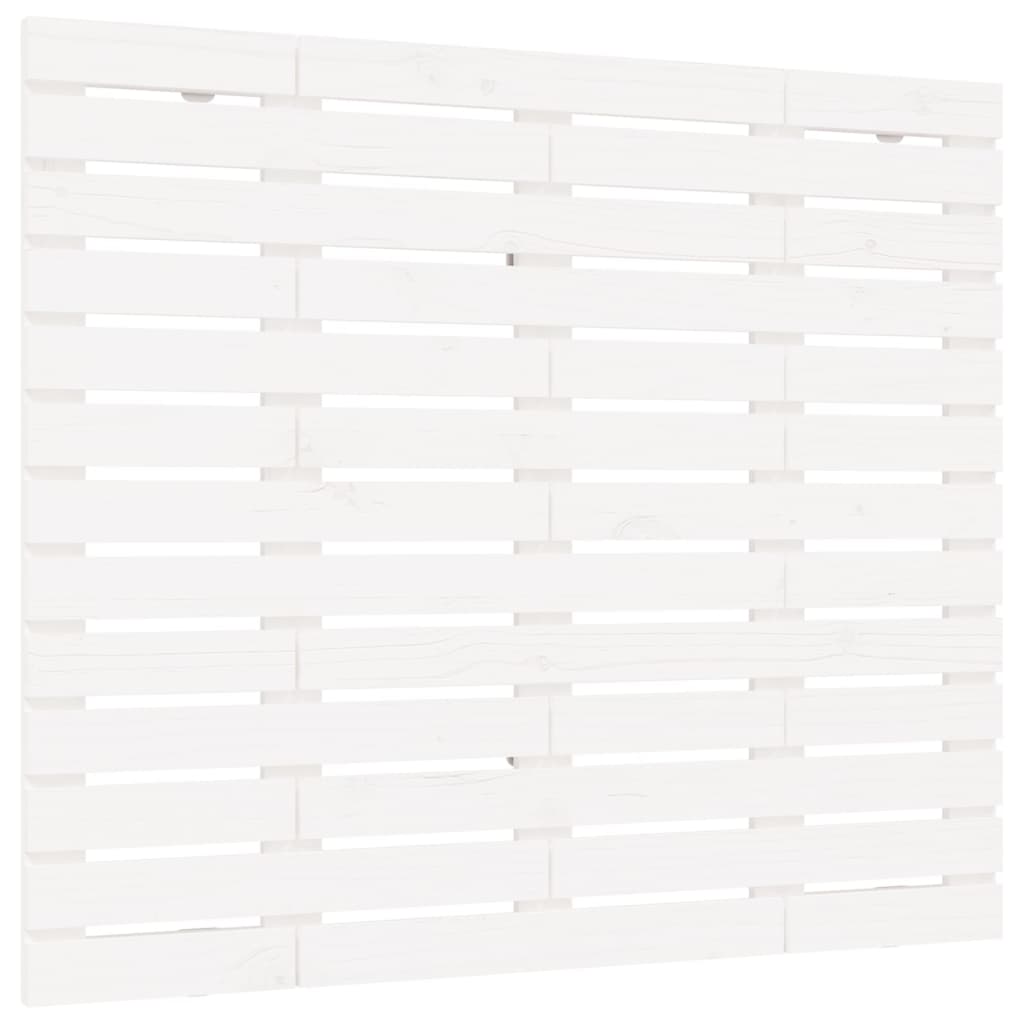 Solid Pine Headboard in White - 141x3x91.5 cm