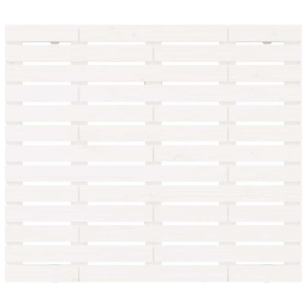 Solid Pine Headboard in White - 141x3x91.5 cm