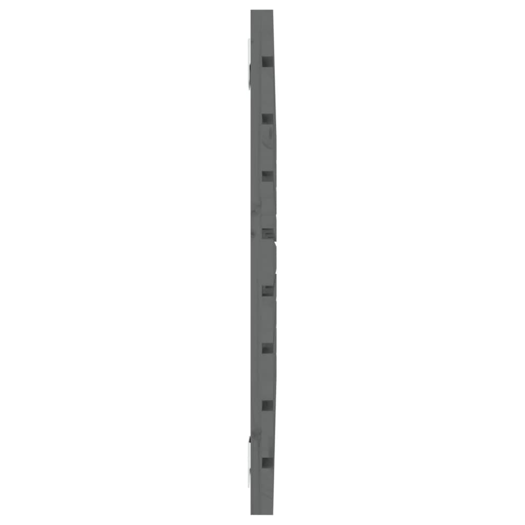 Solid Pine Wall Headboard - Grey, 106x3x63cm