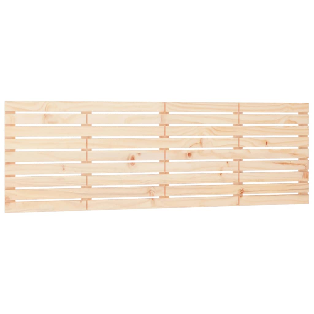 Solid Pine Wall Headboard - 206x3x63 cm - Rustic Elegance