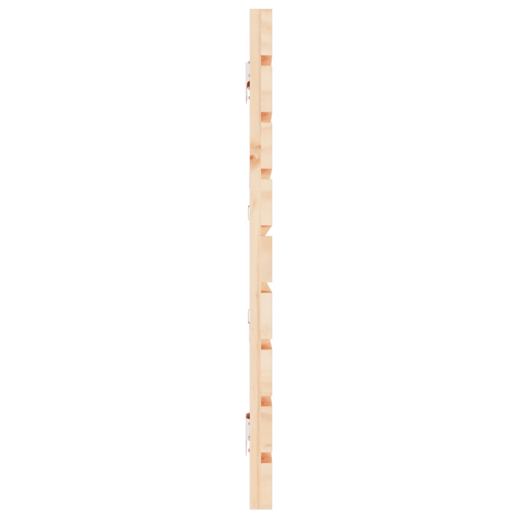 Solid Pine Wall Headboard - 206x3x63 cm - Rustic Elegance