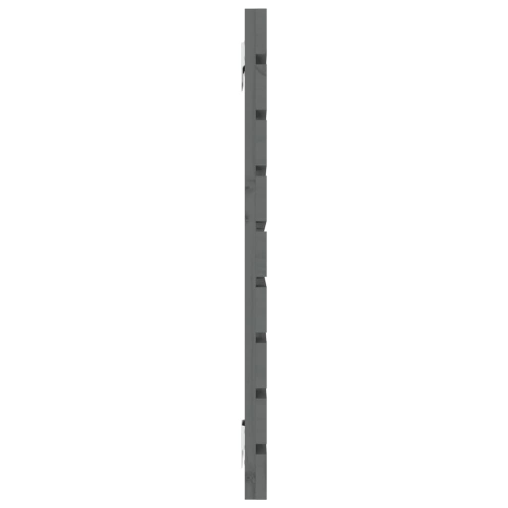 Solid Pine Grey Wall Headboard, 146x3x63 cm - Stylish Decor Piece