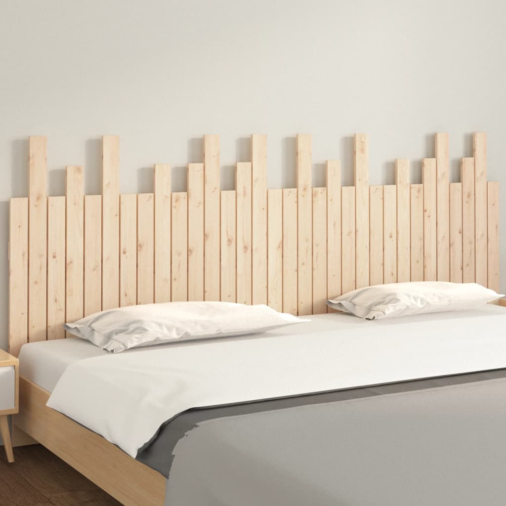 Solid Pine Wall Headboard 204x3x80 cm - Elegant and Durable Design