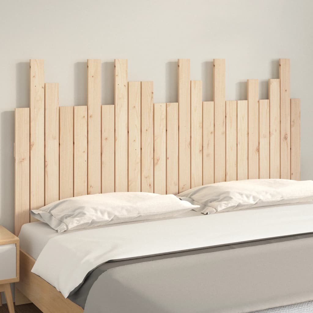 Solid Pine Wall Headboard 146.5x3x80 cm - Stylish & Durable