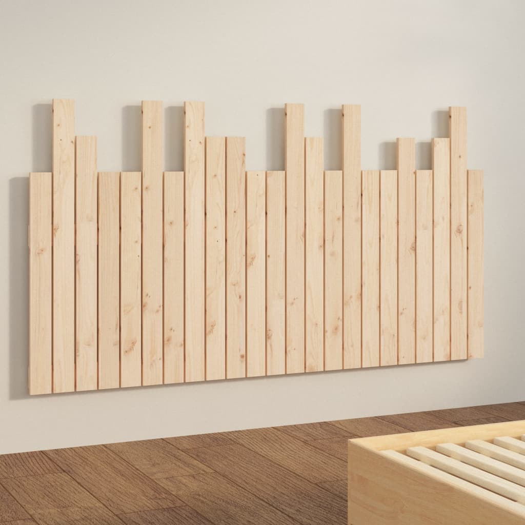 Solid Pine Wall Headboard 146.5x3x80 cm - Stylish & Durable