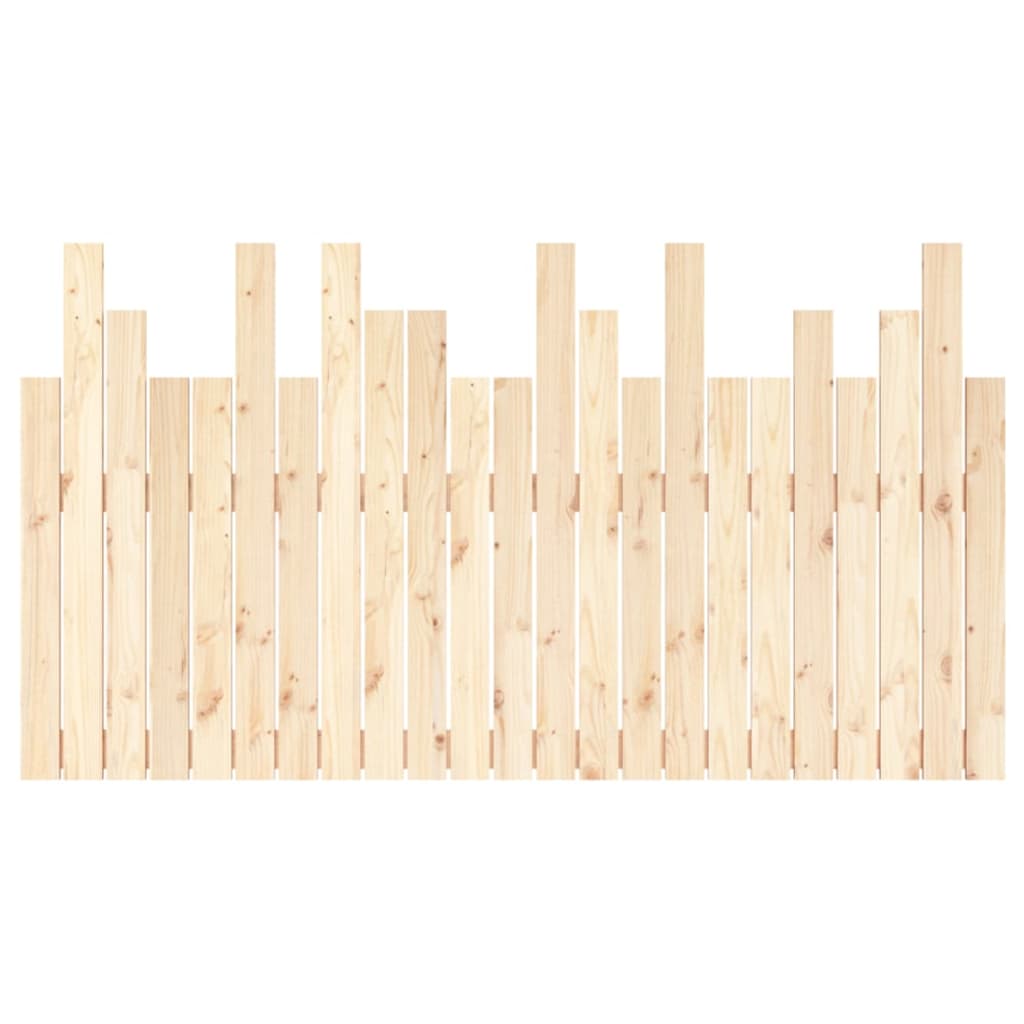 Solid Pine Wall Headboard 146.5x3x80 cm - Stylish & Durable