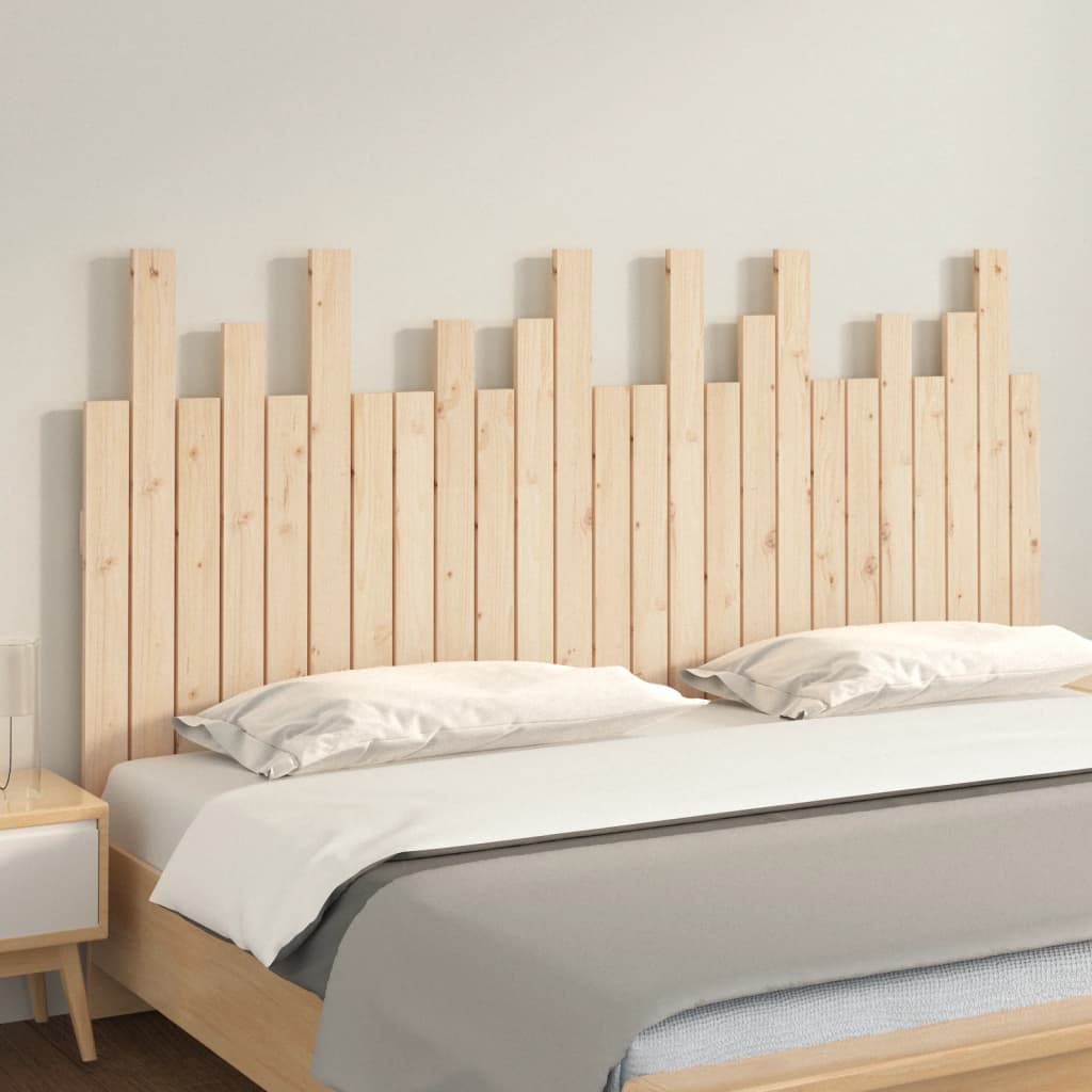 Solid Wood Pine Wall Headboard, 159.5x3x80 cm