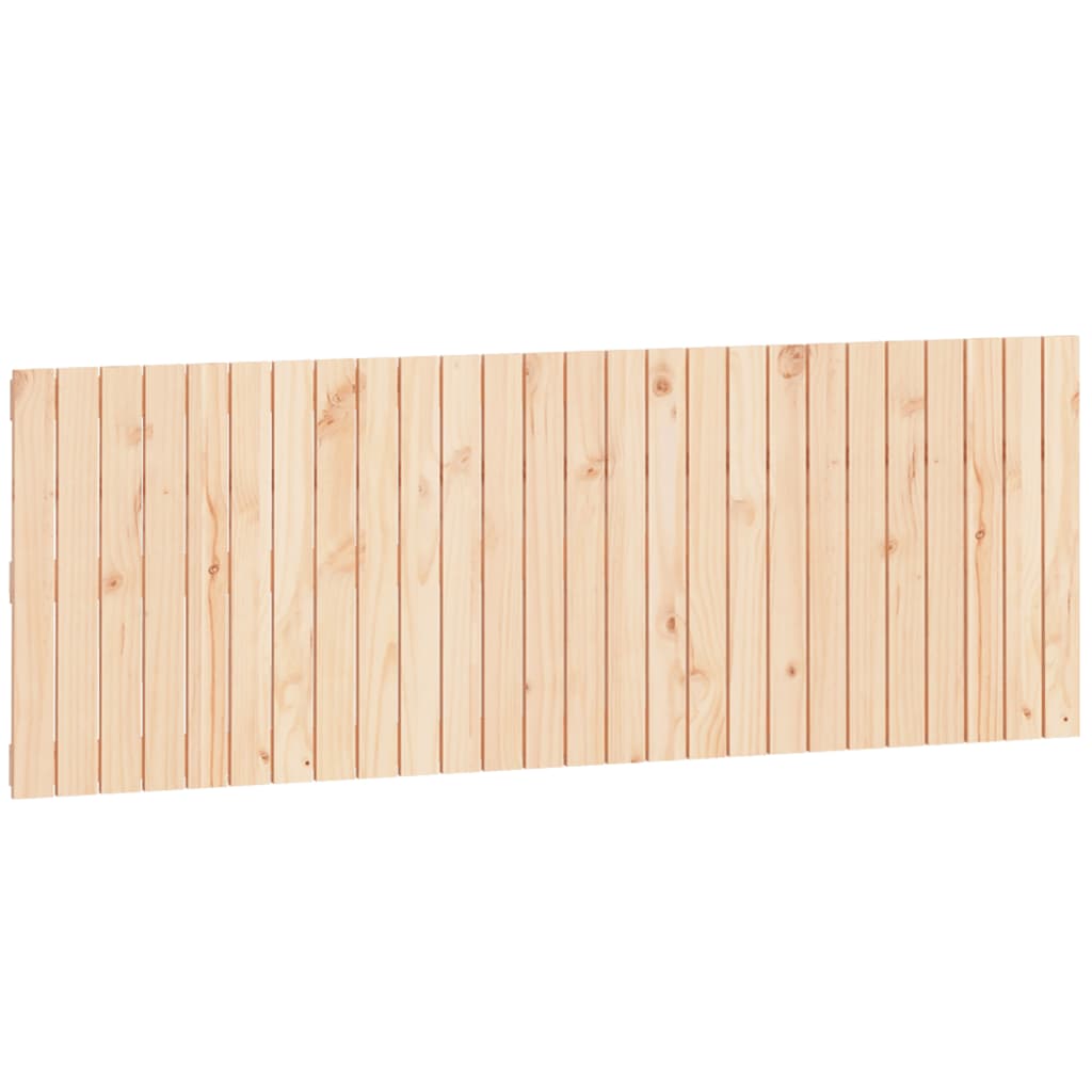 Solid Pine Wall Headboard 166x3x60 cm - Rustic Charm for Your Bedroom
