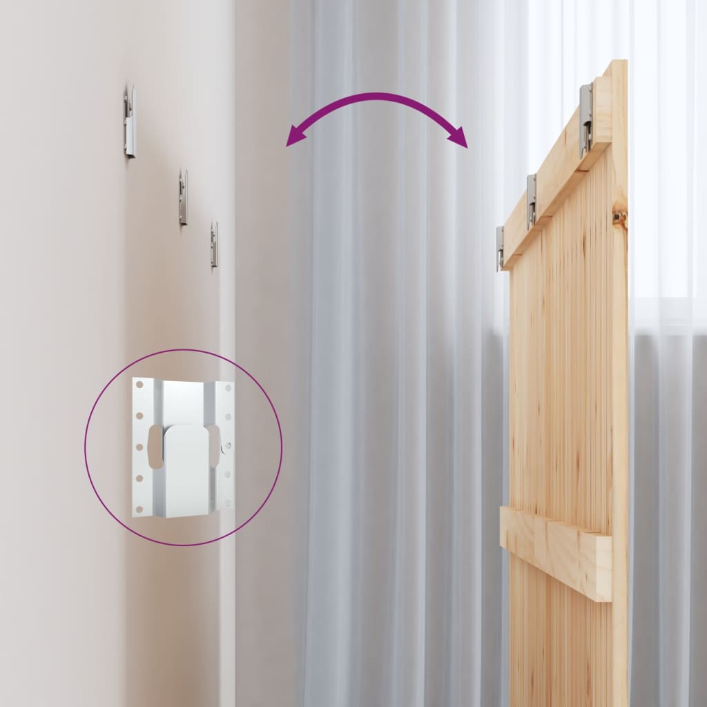 Solid Pine Wood Wall Headboard 185x90 cm - Timeless Elegance