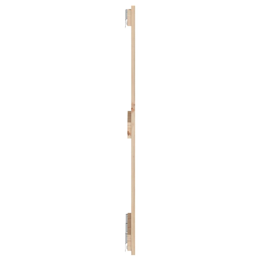 Solid Pine Wood Wall Headboard 140x3x90 cm - Rustic Charm