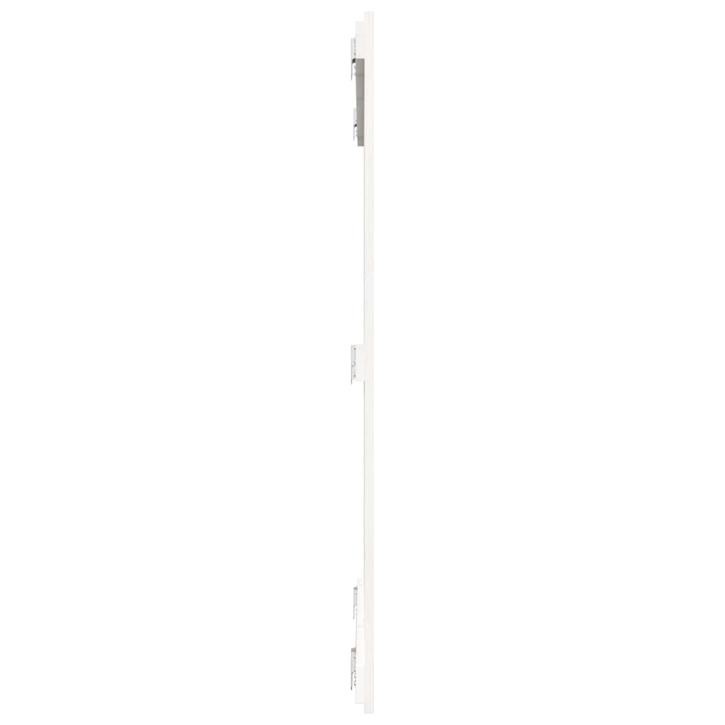 Solid Pine Wall Headboard - White, 108x3x110 cm