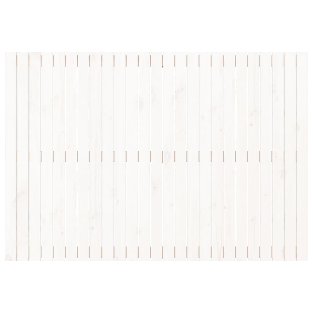 Solid Pine Wall Headboard - White, 159.5x3x110 cm