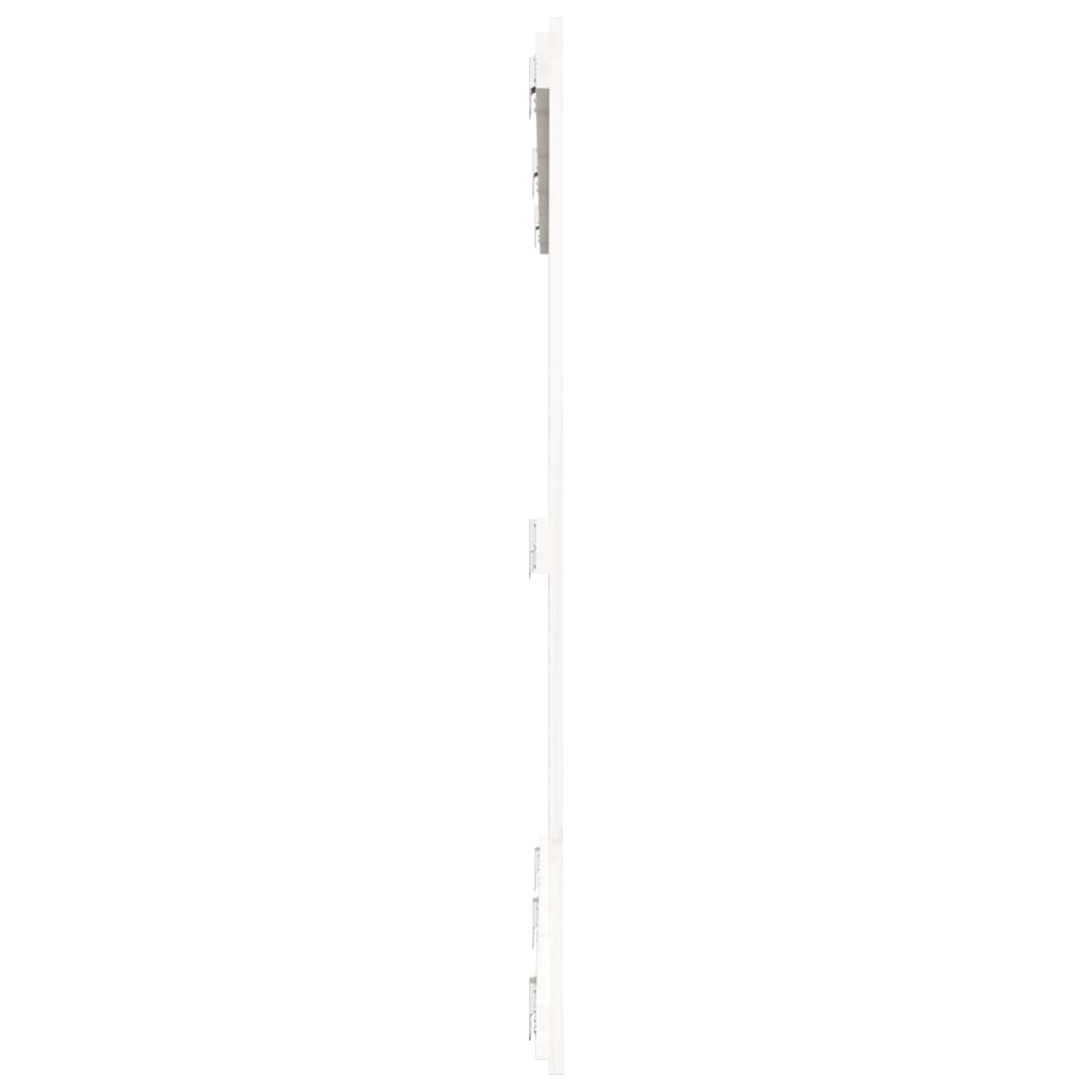 Solid Pine Wall Headboard - White, 159.5x3x110 cm