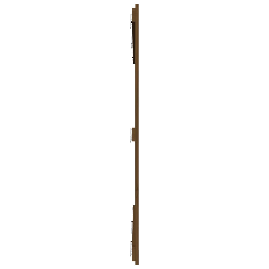 Solid Pine Wall Headboard Honey Brown 166x110cm
