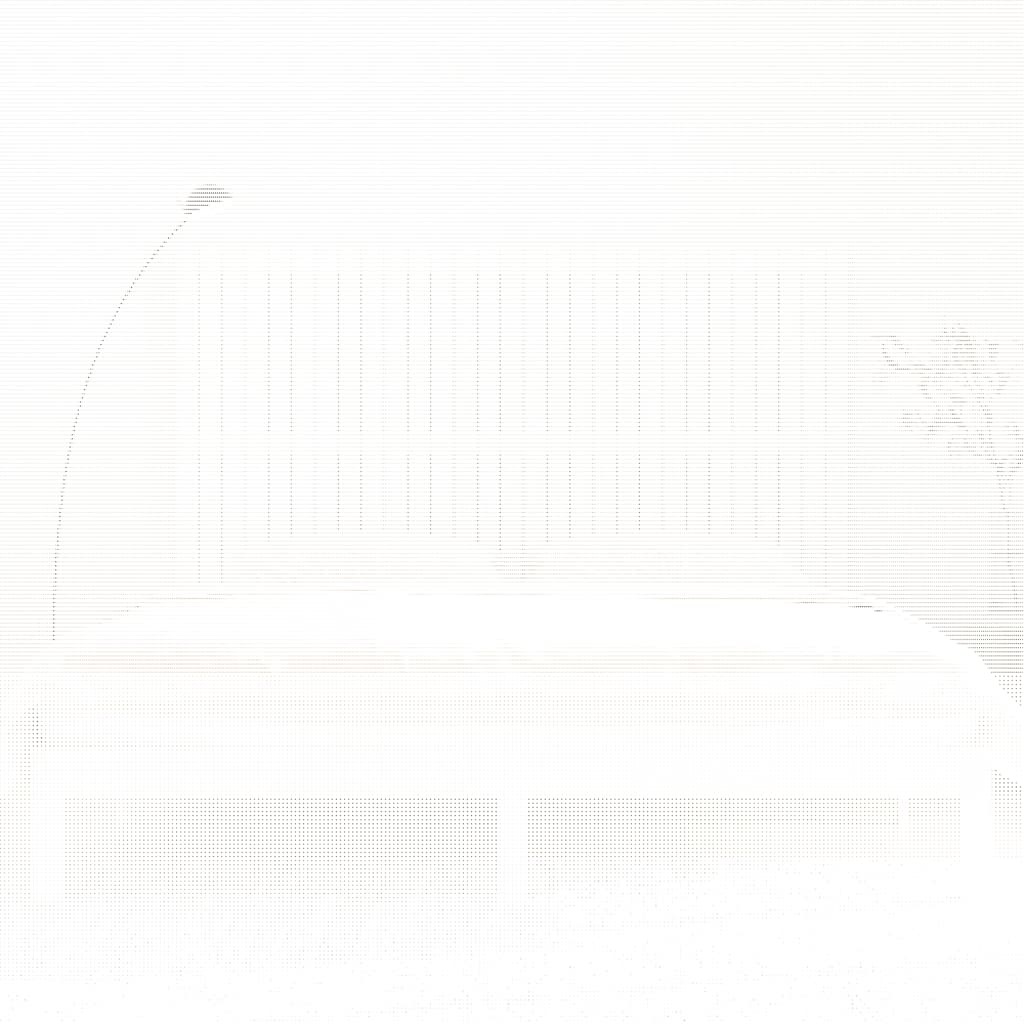 Solid Pine Wall Headboard, White, 185x3x110 cm