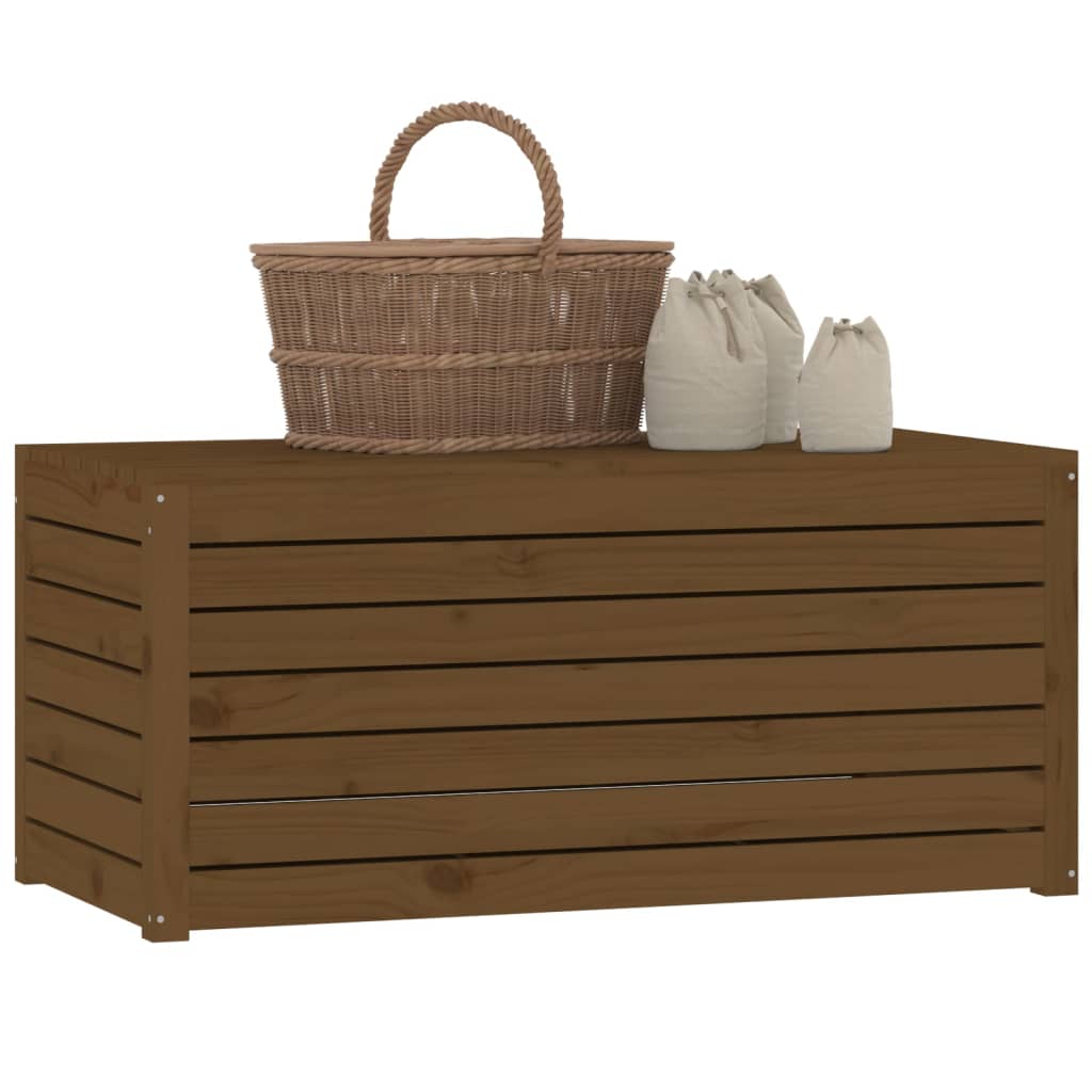 Solid Pine Honey Brown Garden Box 101x50.5x46.5 cm
