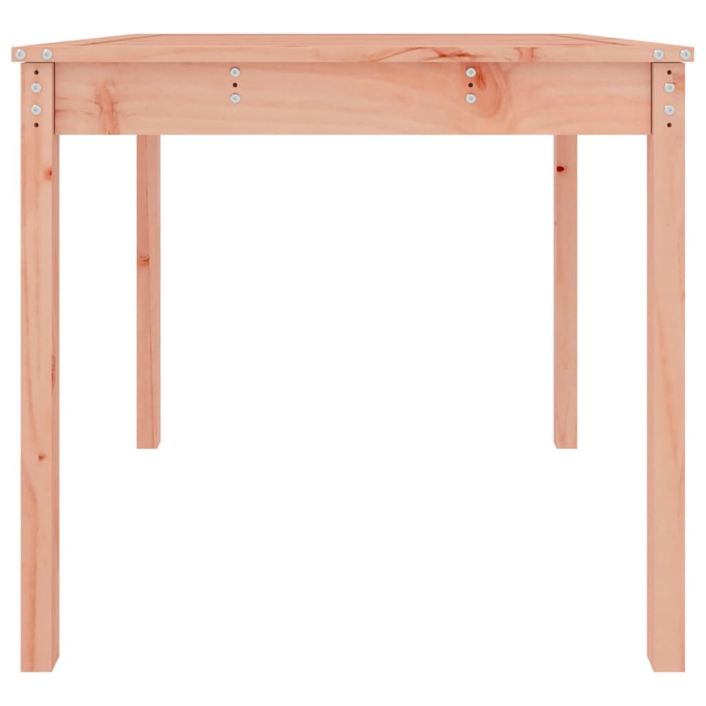 Solid Douglas Wood Garden Table - 82.5cm Square, Brown