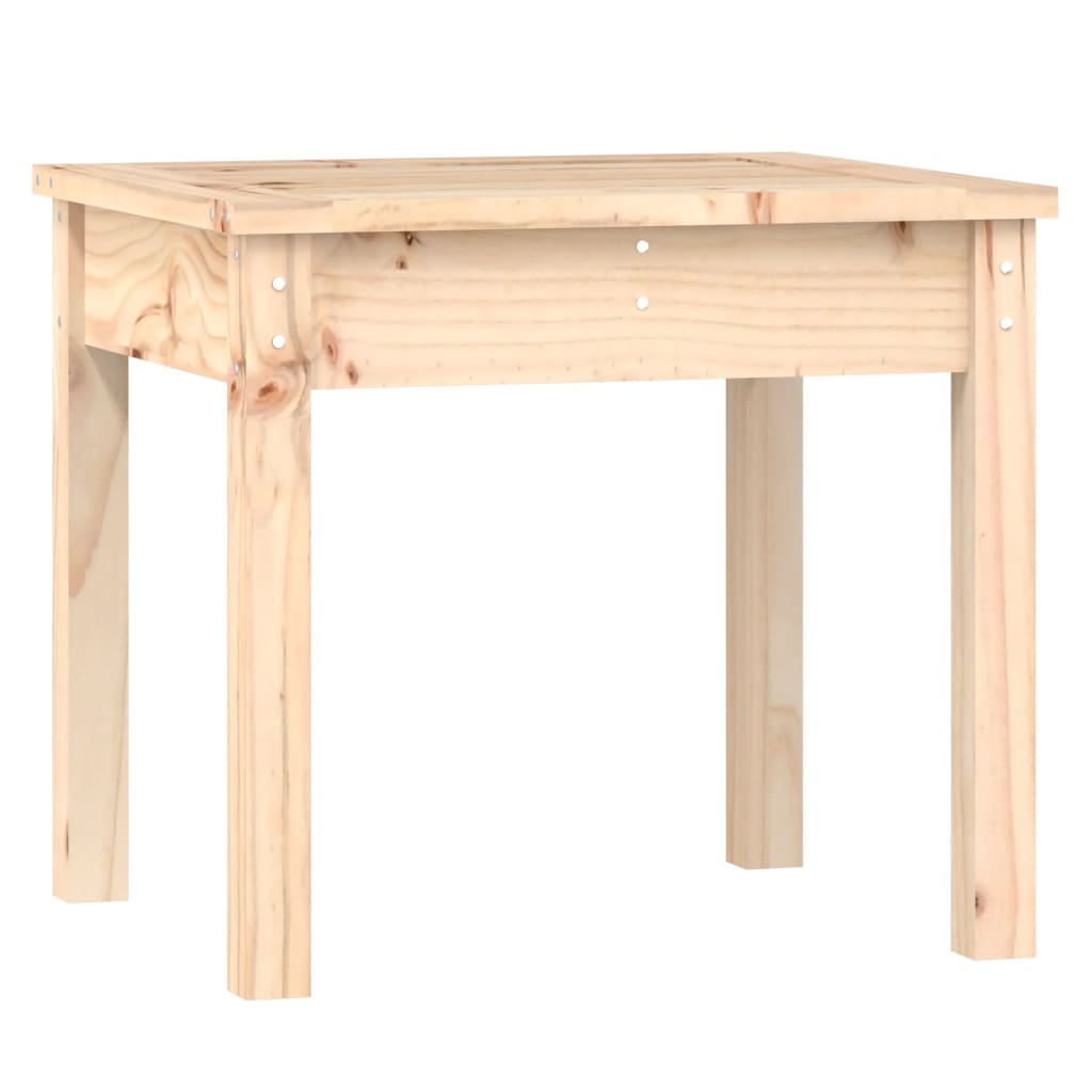 Compact Solid Pine Garden Bench - 50x44x45 cm