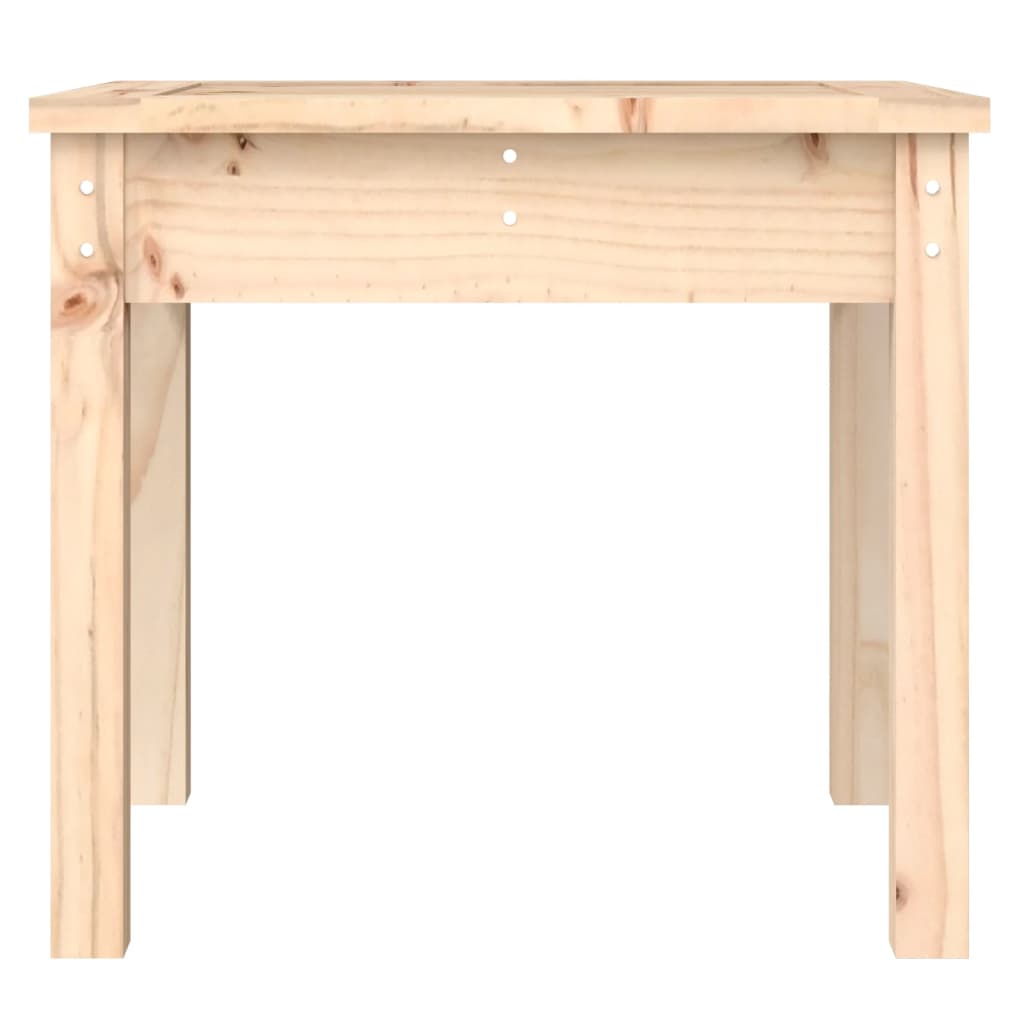 Compact Solid Pine Garden Bench - 50x44x45 cm