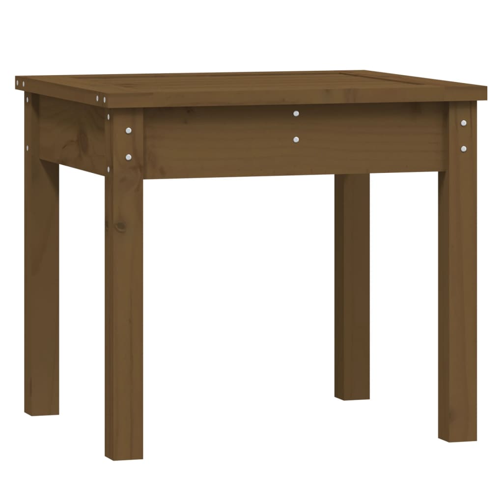 Solid Pine Garden Bench, Honey Brown, 50x44x45 cm