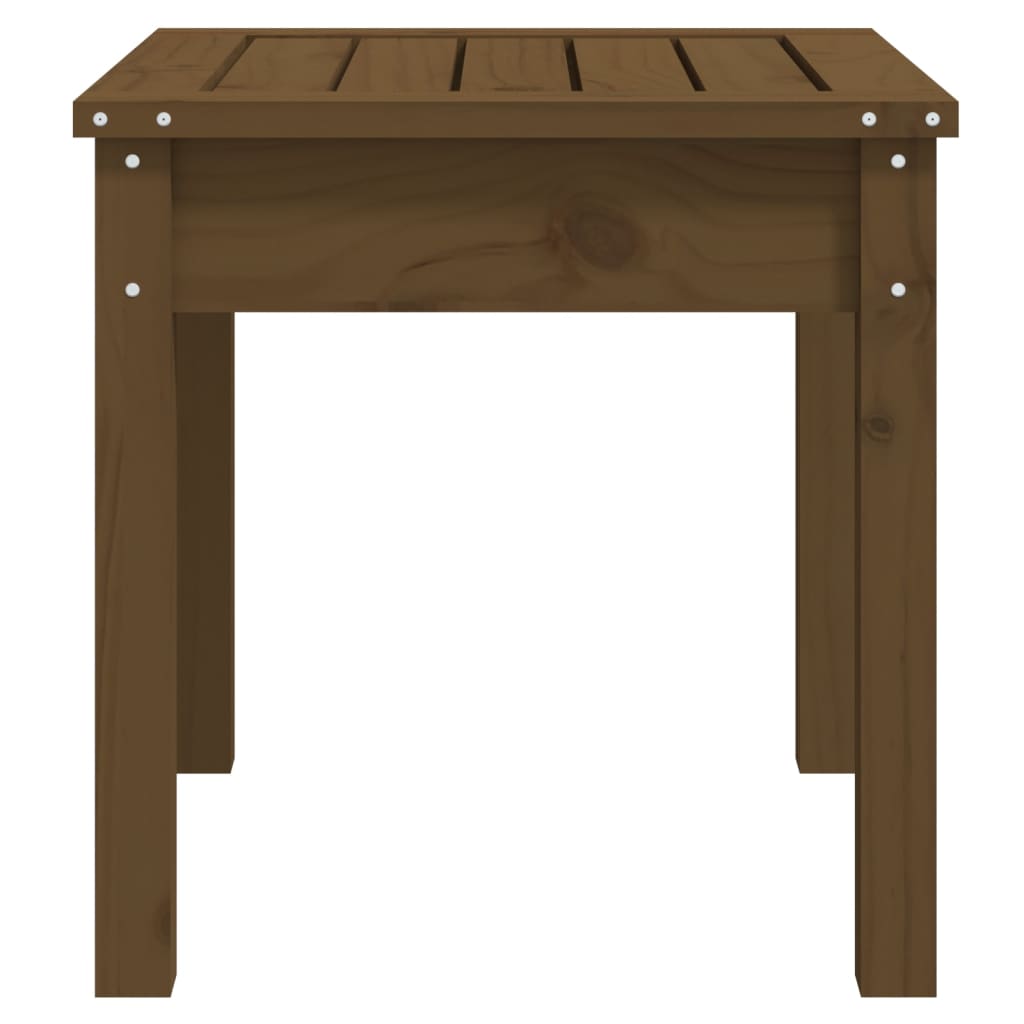 Solid Pine Garden Bench, Honey Brown, 50x44x45 cm