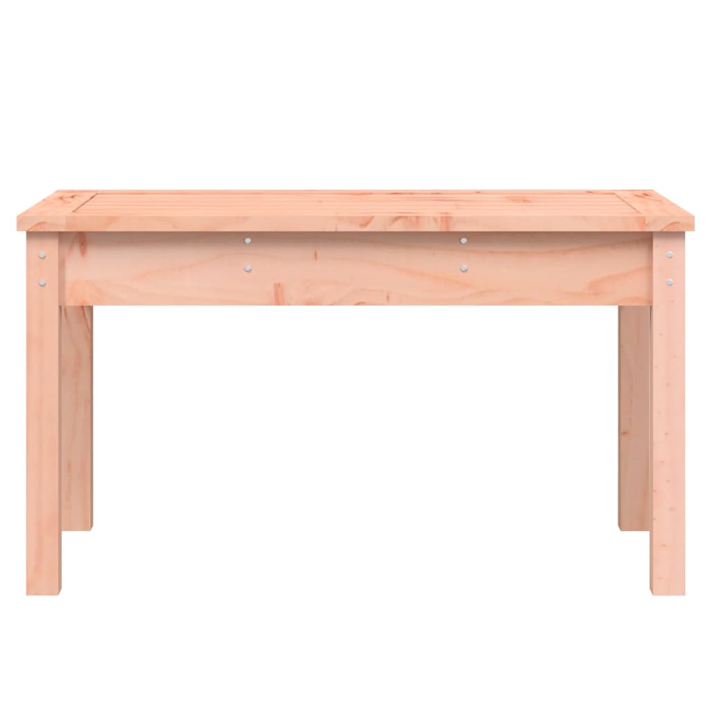 Solid Wood Douglas Garden Bench, 80x44x45 cm - Natural Finish