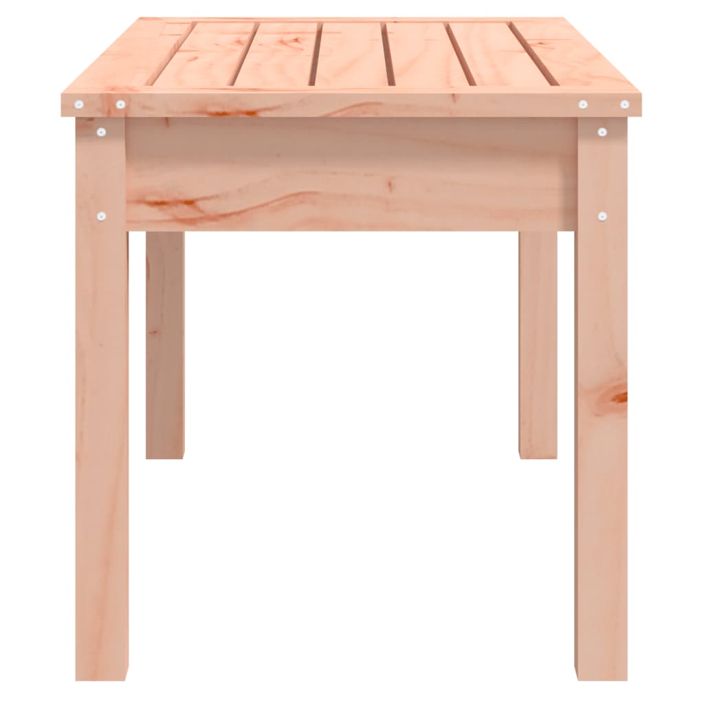 Solid Wood Douglas Garden Bench, 80x44x45 cm - Natural Finish