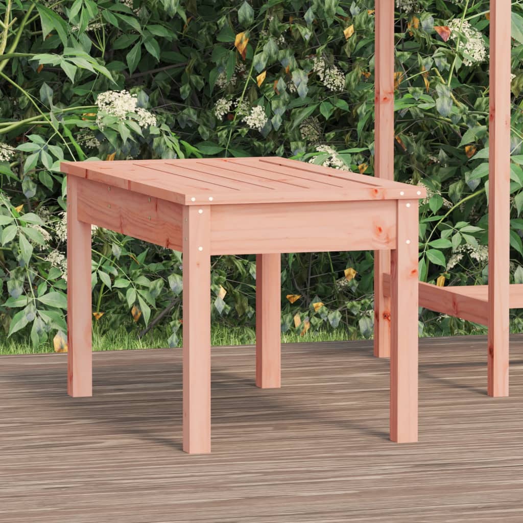 Solid Wood Douglas Garden Bench, 80x44x45 cm - Natural Finish