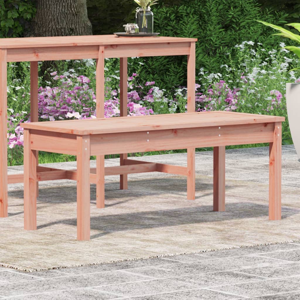 Solid Wood Douglas Garden Bench 109x44x45 cm - Durable & Stylish
