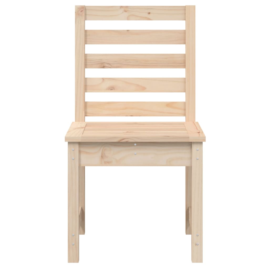Solid Pine Garden Chairs Set of 2 - 50x48x91.5 cm