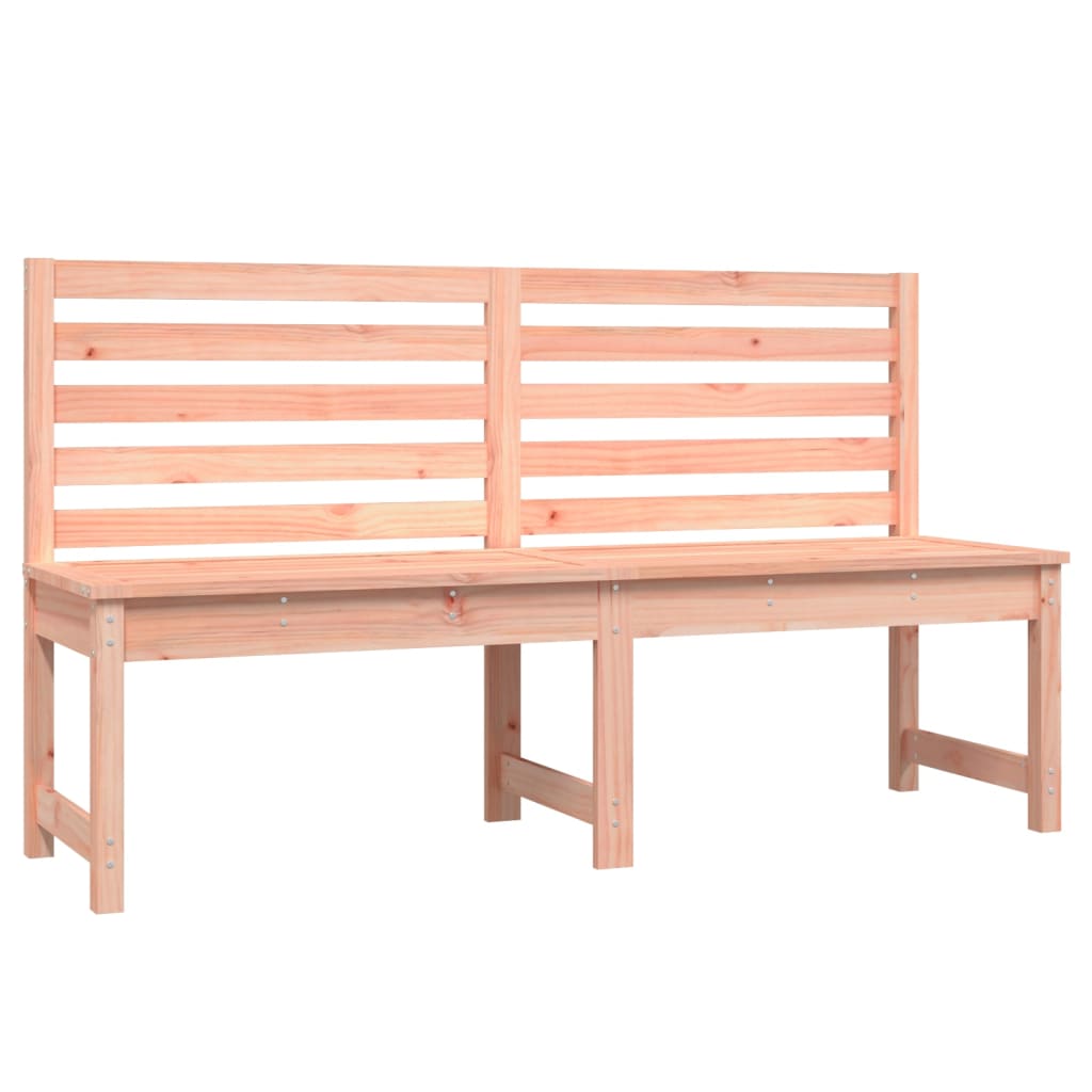 Solid Wood Douglas Garden Bench - 157.5 cm Weather-Resistant Design